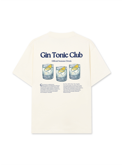 Áo Thun Relaxed Fit Gin Tonic Club
