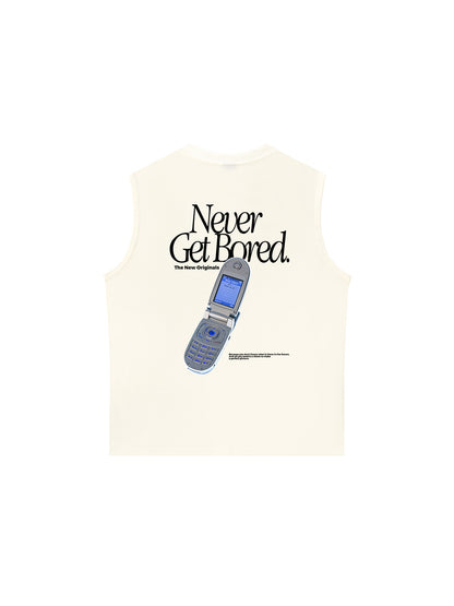Áo Ba Lỗ Relaxed Fit Never Get Bored