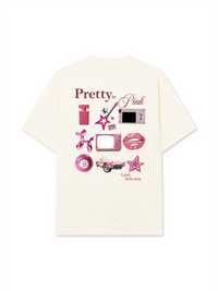 Áo Thun Relaxed Fit Pretty In Pink - A Pink Little Story