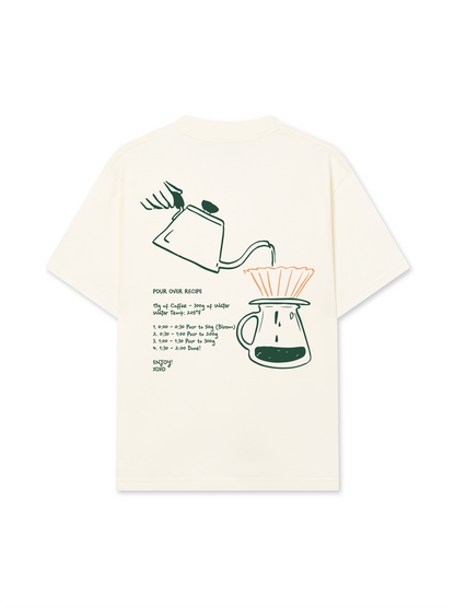 Áo Thun Relaxed Fit Pour Over Recipe