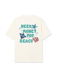 Áo Thun Relaxed Fit Ocean Need Momney For Beach