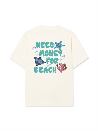 Áo Thun Relaxed Fit Ocean Need Momney For Beach