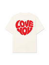 Áo Thun Relaxed Fit Love You Typography