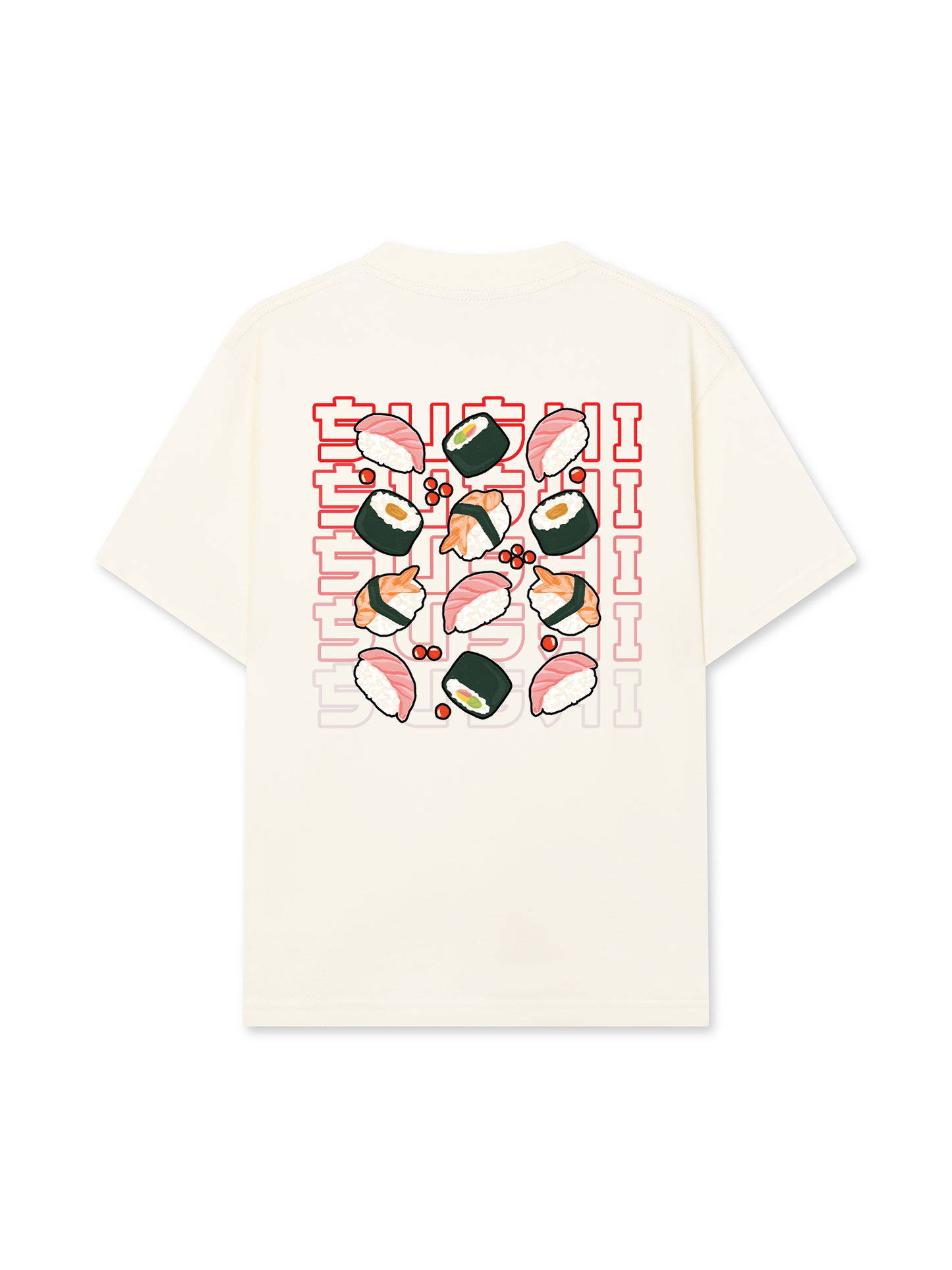 Áo Thun Relaxed Fit Japan Spirit Sushi