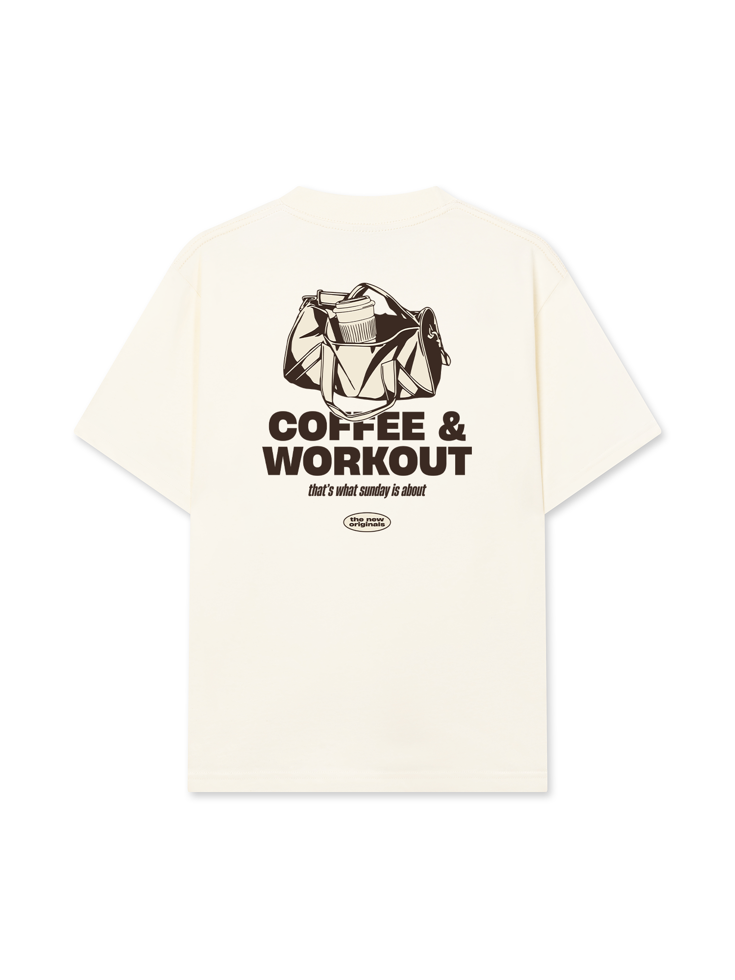 Áo Thun Relaxed Fit Coffee & Workout