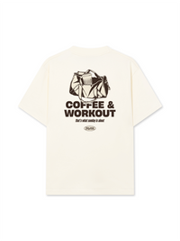Áo Thun Relaxed Fit Coffee & Workout