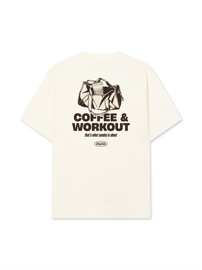 Áo Thun Relaxed Fit Coffee & Workout