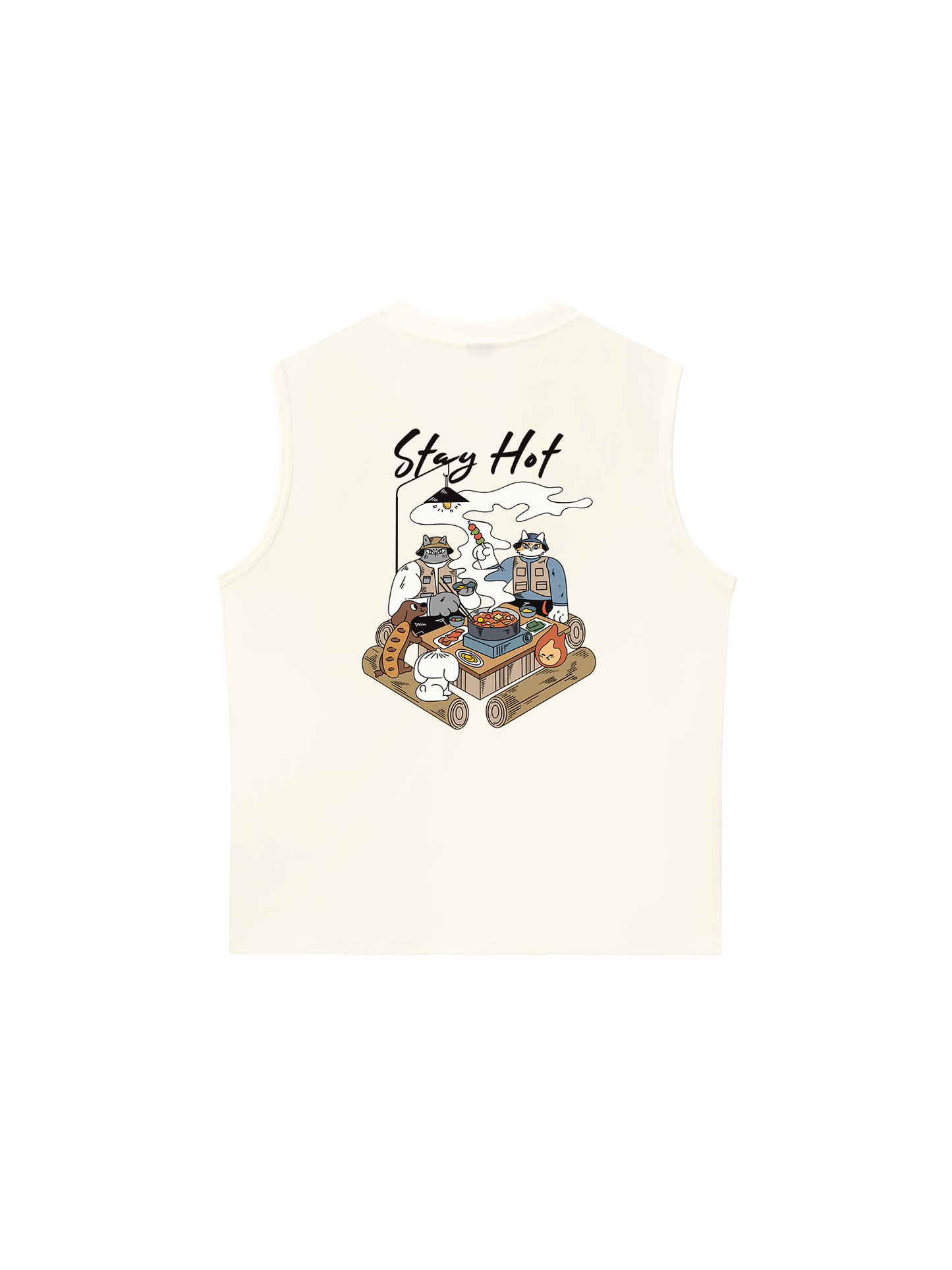 Áo Ba Lỗ Relaxed Fit Stray Hot