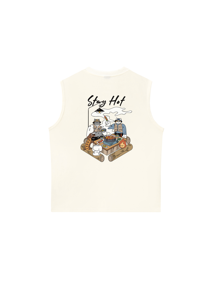 Áo Ba Lỗ Relaxed Fit Stray Hot