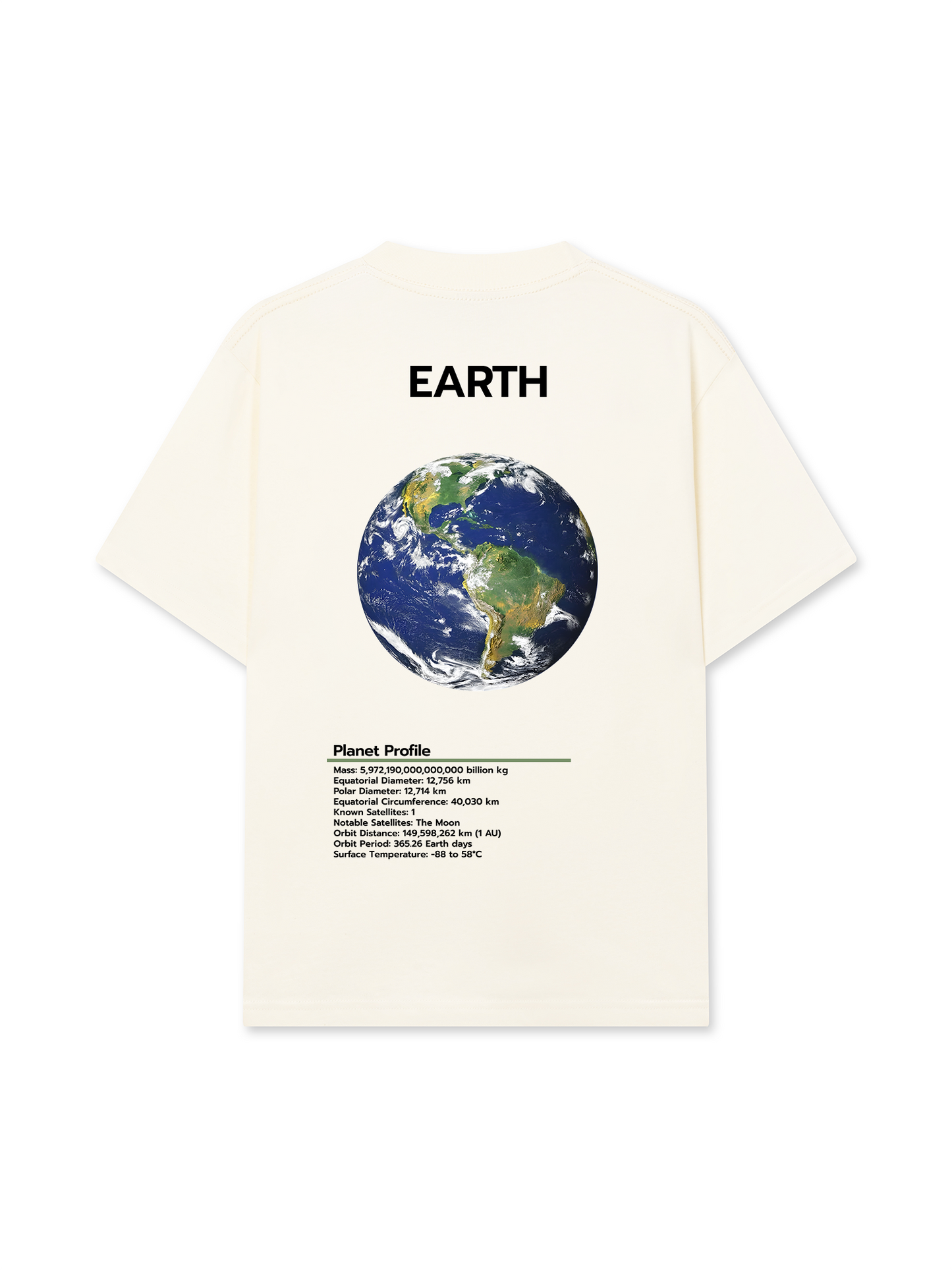 Áo Thun Relaxed Fit The Planet Profile Earth