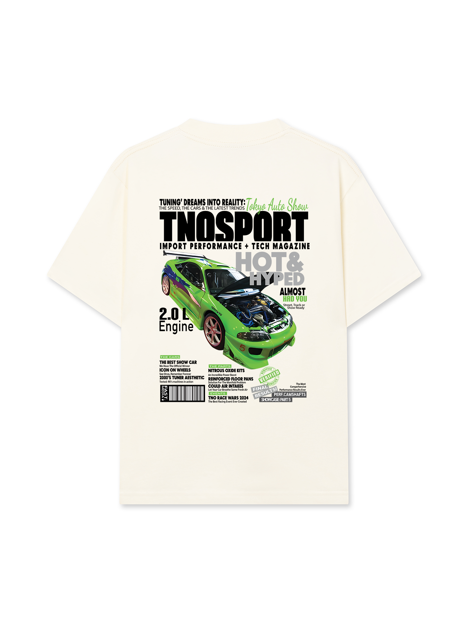 Áo Thun Relaxed Fit CAR Orginals Sport Green