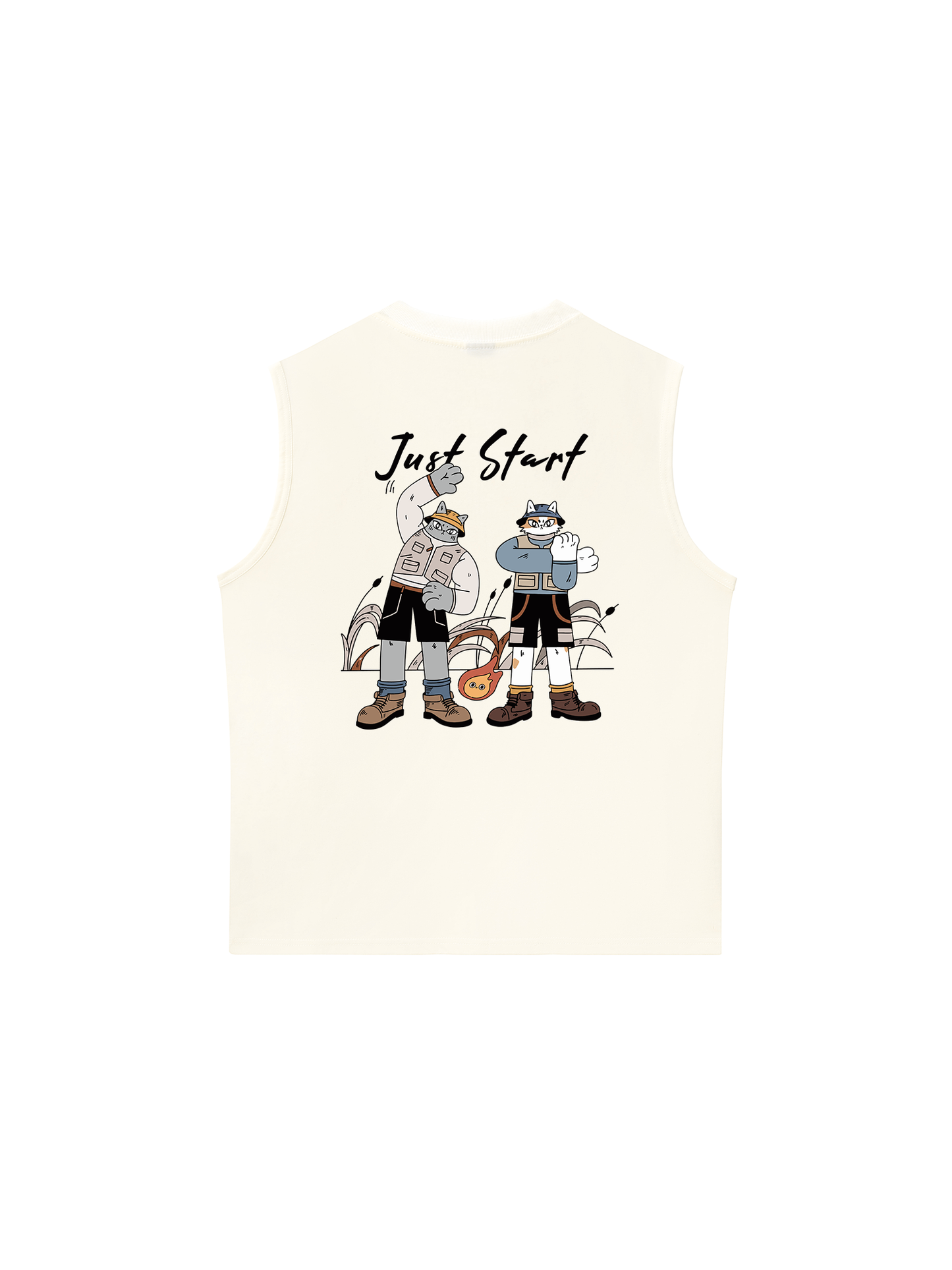 Áo Ba Lỗ Relaxed Fit Just Start