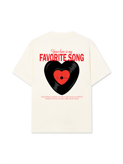 Áo Thun Relaxed Fit Favorite Song