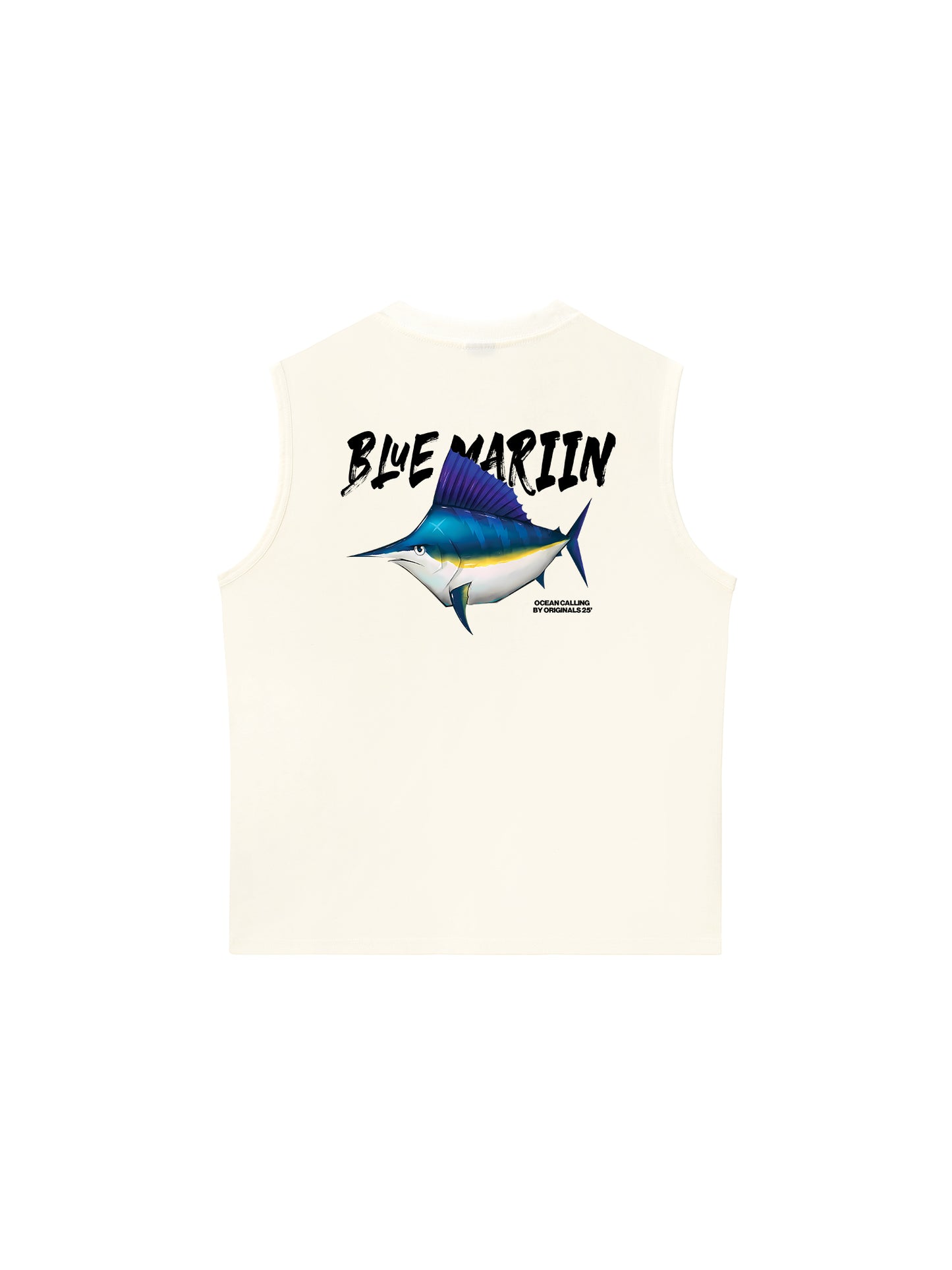Áo Ba Lỗ Relaxed Fit Ocean Blue Mariin