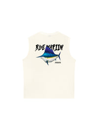 Áo Ba Lỗ Relaxed Fit Ocean Blue Mariin