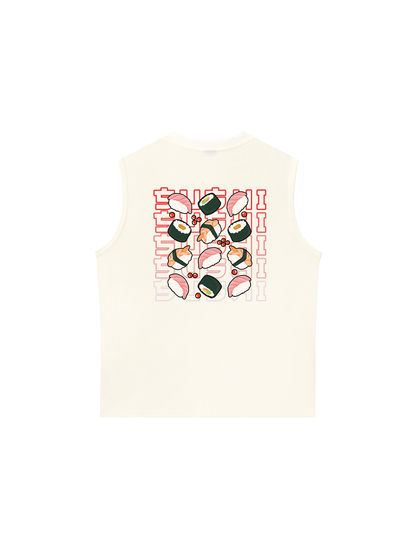 Áo Ba Lỗ Relaxed Fit Japan Spirit Sushi