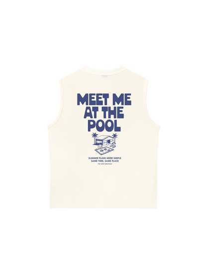Áo Ba Lỗ Relaxed Fit Meet Me At The Pool