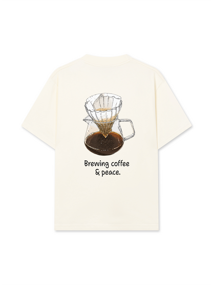 Áo Thun Relaxed Fit Brewing Coffee
