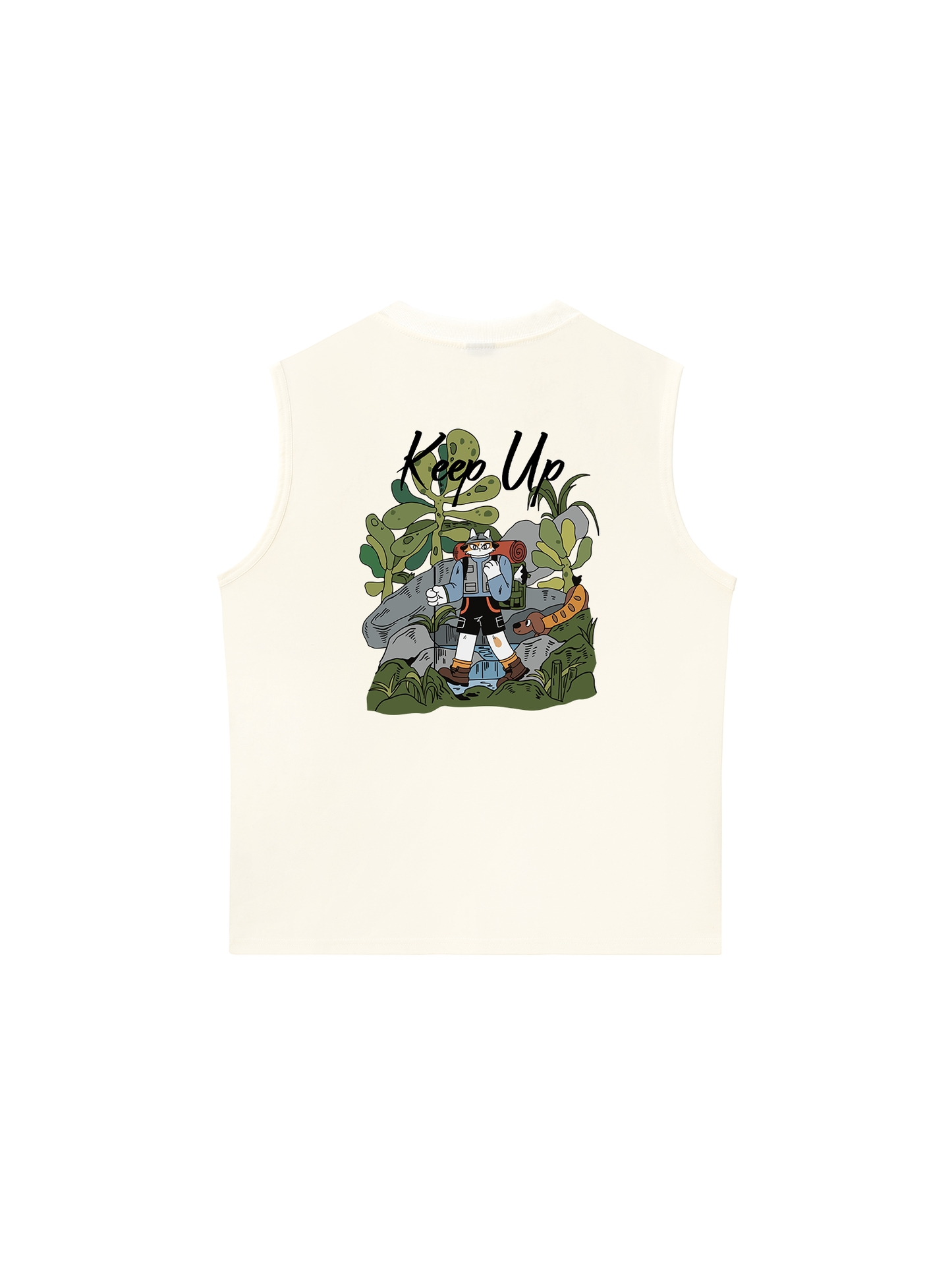 Áo Ba Lỗ Relaxed Fit Keep Up