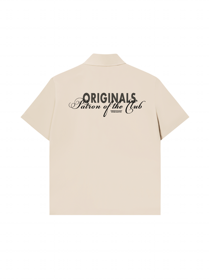 Áo Sơ Mi Kaki Boxy Ngắn Tay Originals Patron Of The Club