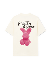 Áo Thun Relaxed Fit  Doodle Fuzzy Rabbit