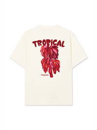 Áo Thun Relaxed Fit Summer Vibes Pink Banana