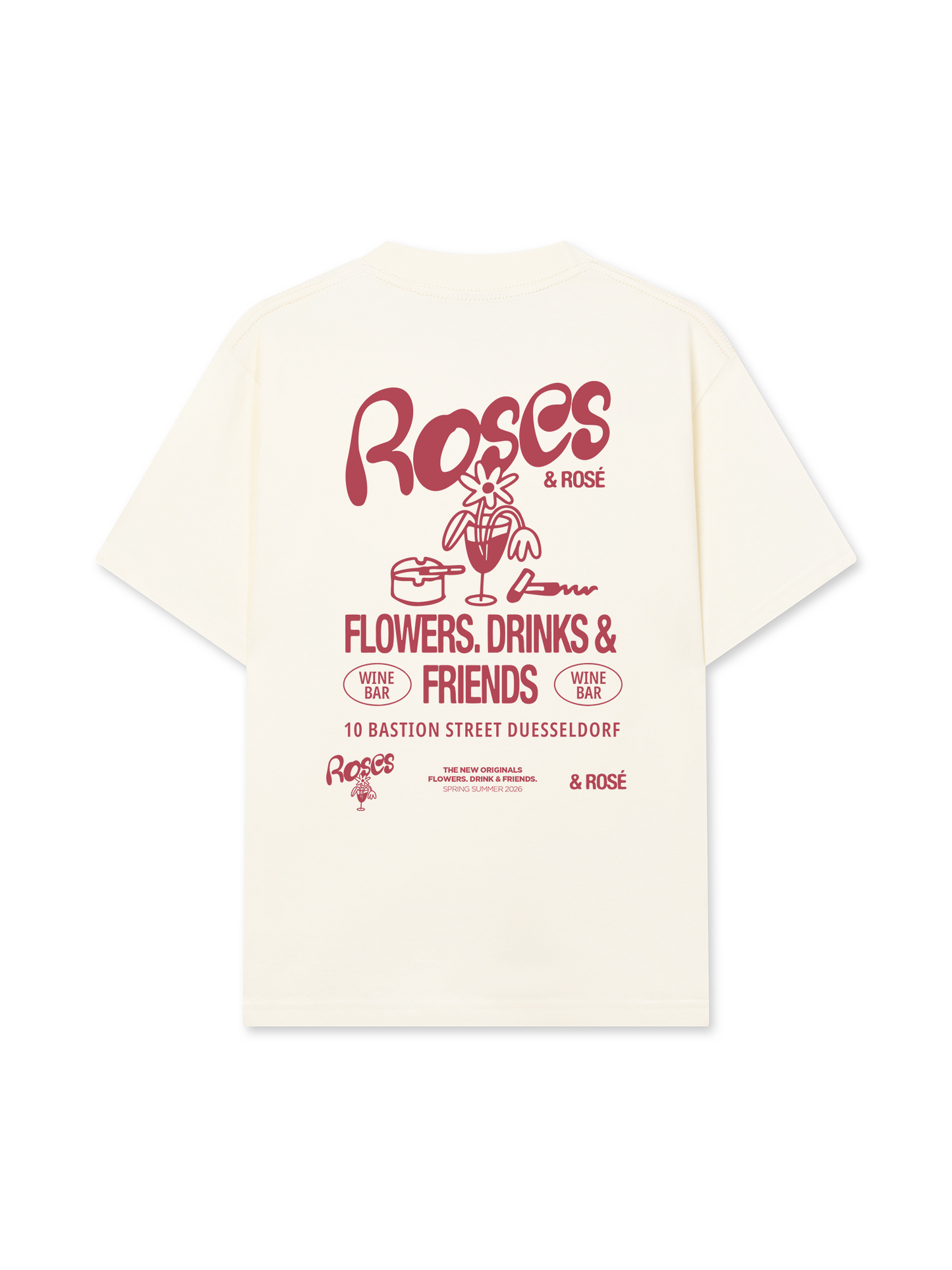 Áo Thun Relaxed Fit Rose & Rose