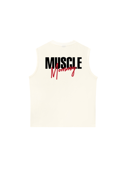 Áo Ba Lỗ Relaxed Fit Muscle Mommy