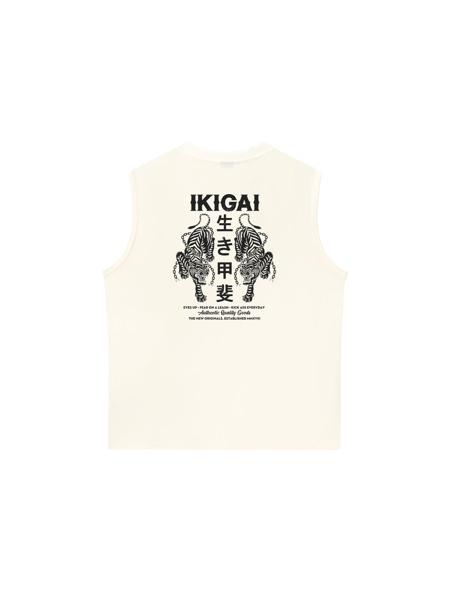 Áo Ba Lỗ Relaxed Fit Ikigai Eyes Up
