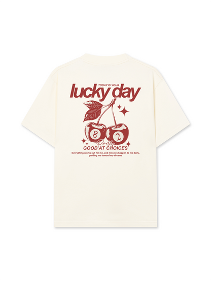 Áo Thun Relaxed Fit Lucky Day