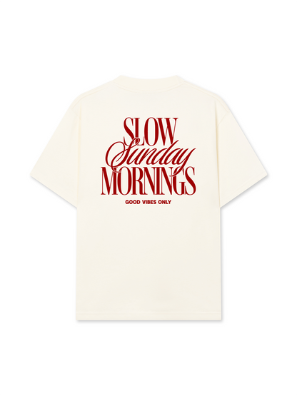 Áo Thun Relaxed Fit Slow Sunday Mornings