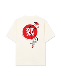 Áo Thun Relaxed Fit Japan Spirit Kitsune