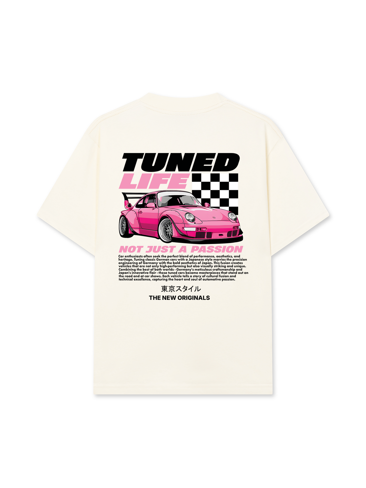 Áo Thun Relaxed Fit CAR TunedPink