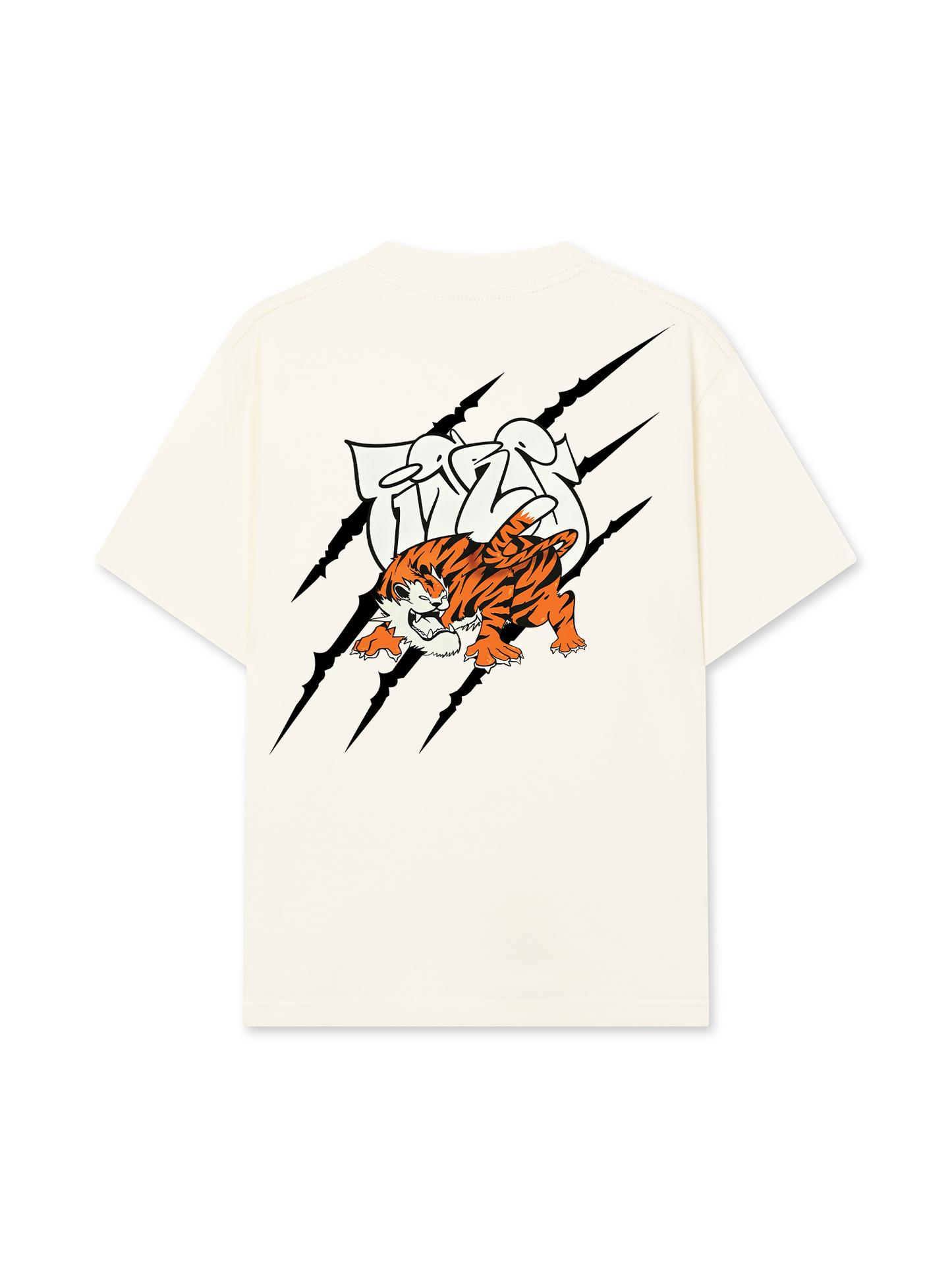 Áo Thun Relaxed Fit Japan Japan Spirit Tiger Scratch