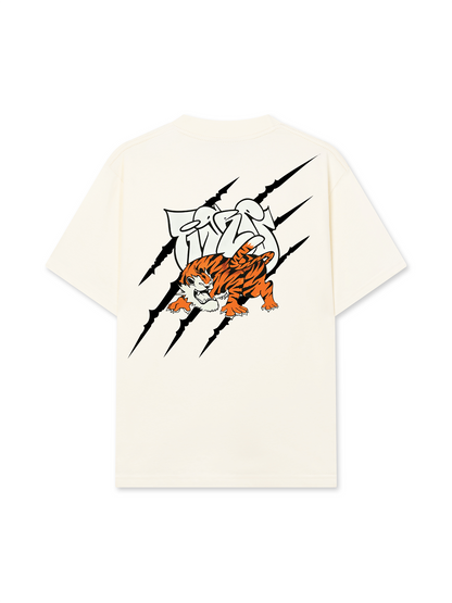 Áo Thun Relaxed Fit Japan Japan Spirit Tiger Scratch