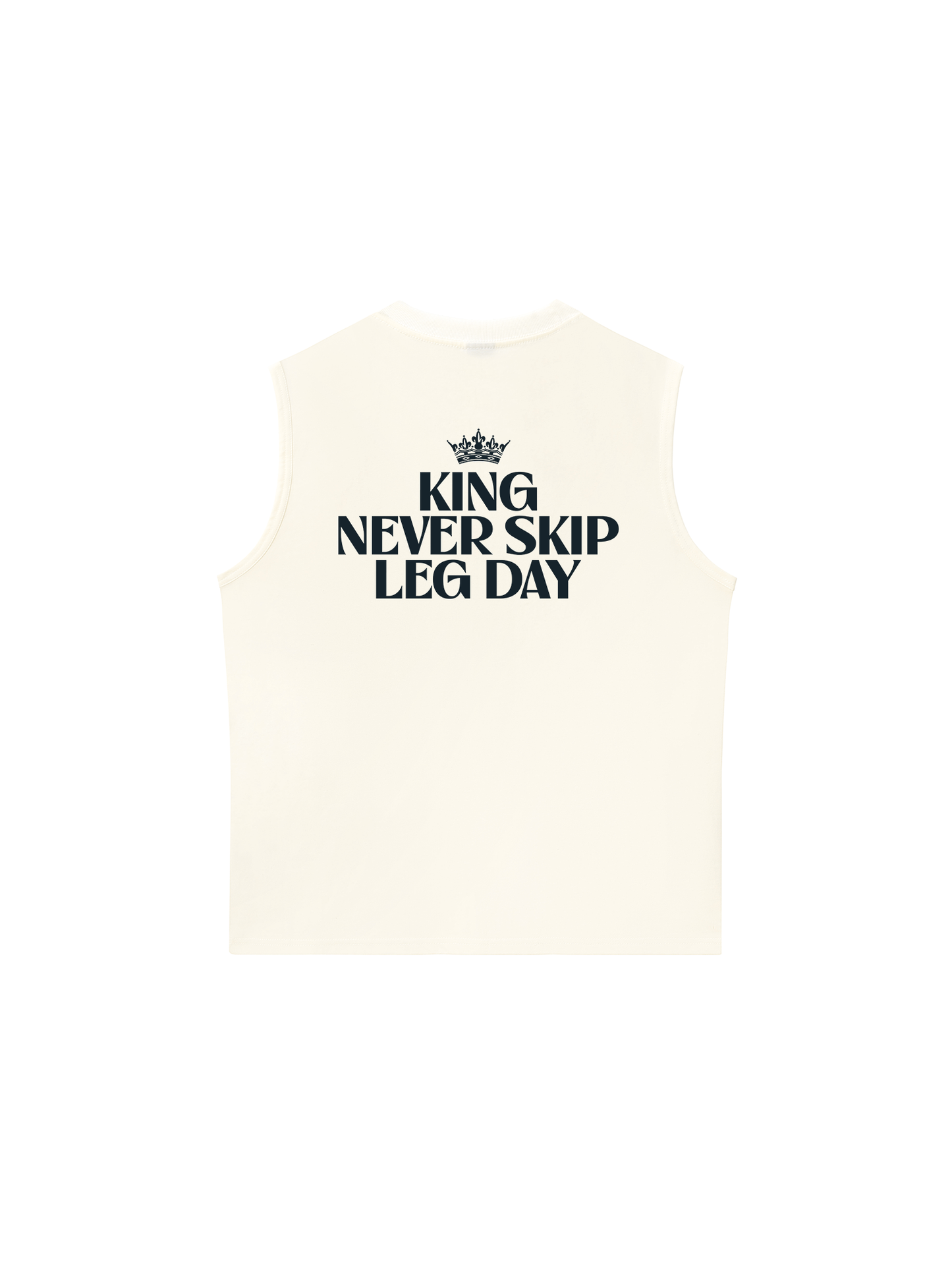 Áo Ba Lỗ Relaxed Fit King Never Skip Leg Day