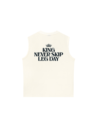 Áo Ba Lỗ Relaxed Fit King Never Skip Leg Day