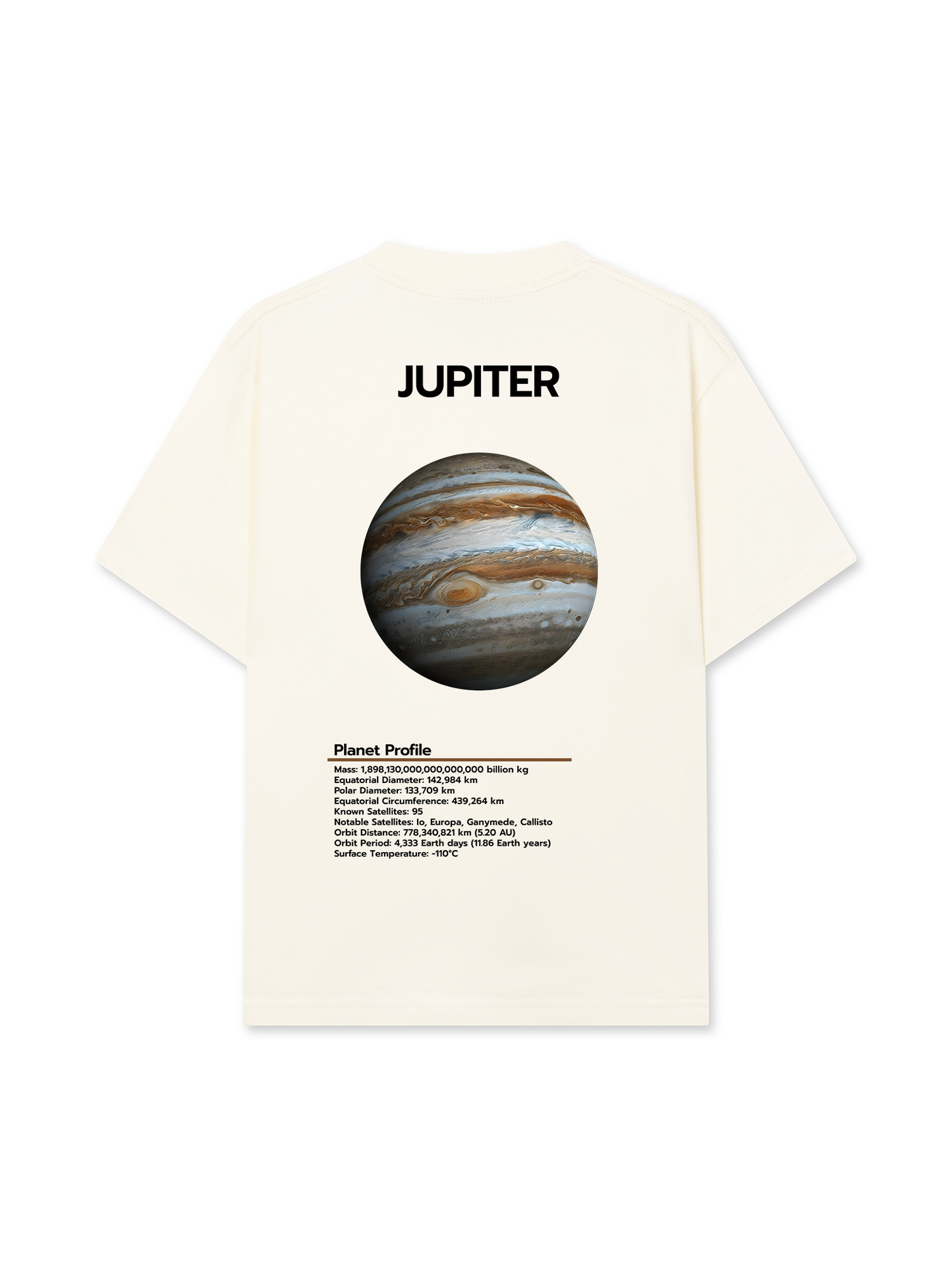 Áo Thun Relaxed Fit The Planet Profile Jupiter