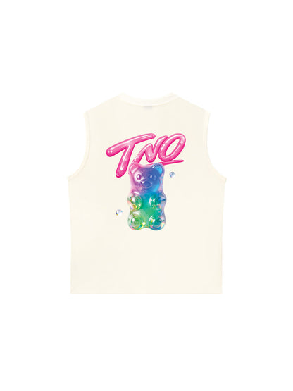 Áo Ba Lỗ Relaxed Fit Happy Gummy