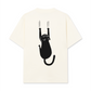 Áo Thun Relaxed Fit Animal Mood There's A Cat On Your Back