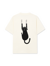 Áo Thun Relaxed Fit Animal Mood There's A Cat On Your Back