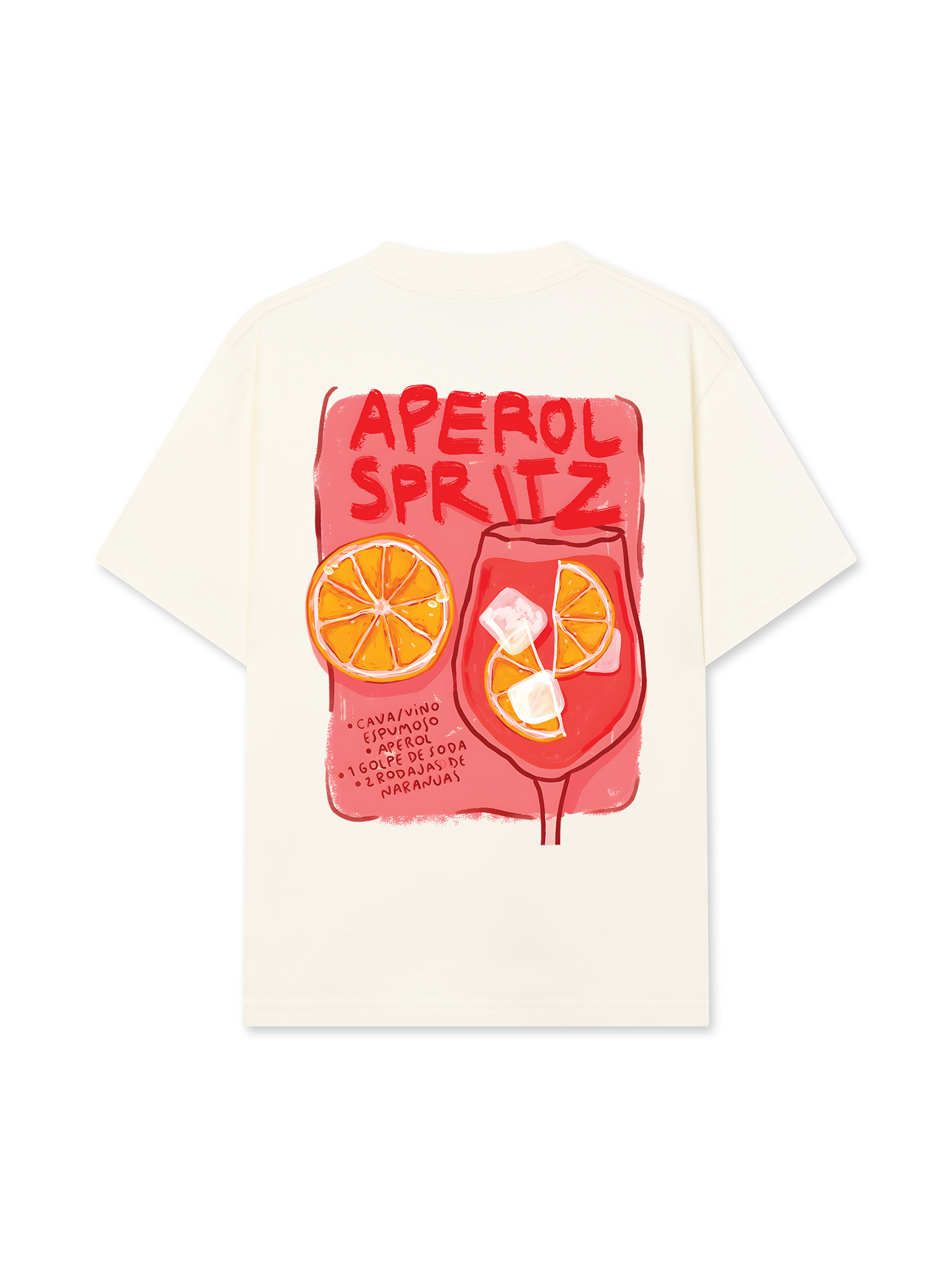 Áo Thun Relaxed Fit Summer Vibes Aperol Spritz