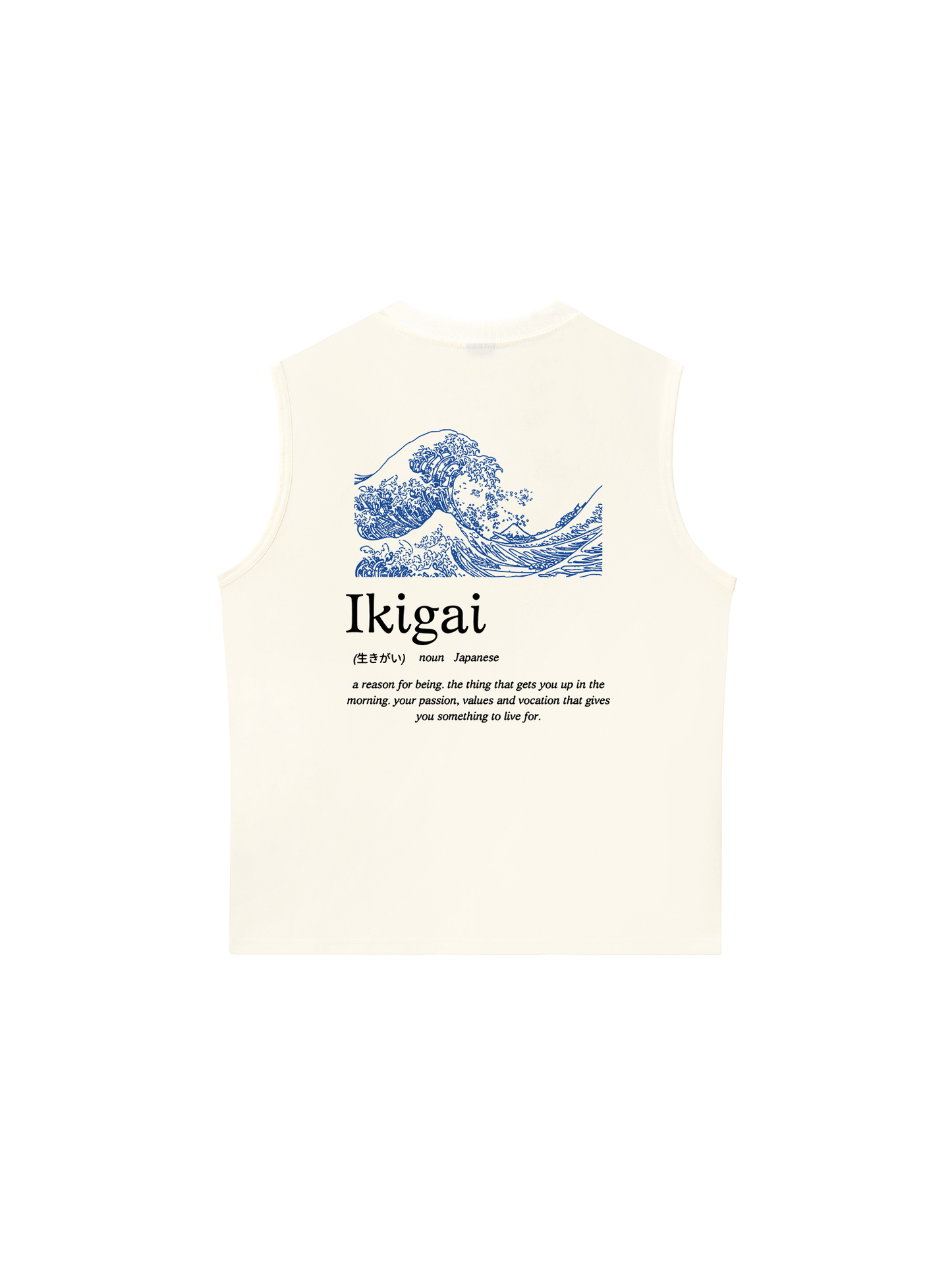 Áo Ba Lỗ Relaxed Fit Ikigai