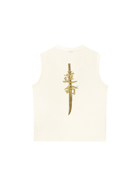 Áo Ba Lỗ Relaxed Fit Japan Spirit Yellow Katana