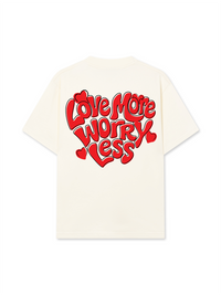 Áo Thun Relaxed Fit Love More Worry Less