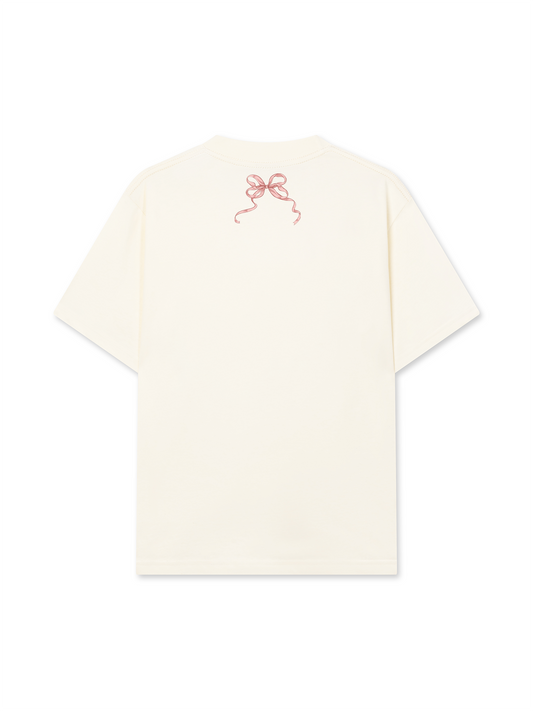 Áo Thun Relaxed Fit Daily Cuties Cherry Cat