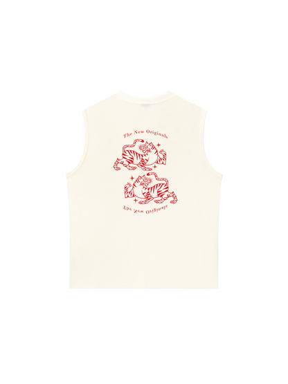 Áo Ba Lỗ Relaxed Fit Japan Spirit Red Tigers