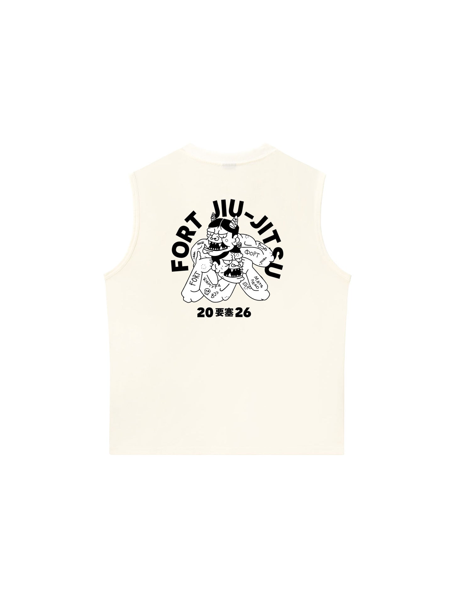 Áo Ba Lỗ Relaxed Fit Fort Jiu Jitsu