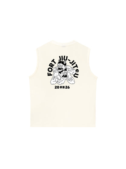 Áo Ba Lỗ Relaxed Fit Fort Jiu Jitsu