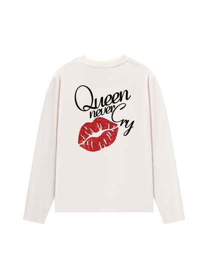 Áo Thun Dài Tay Queen never cry
